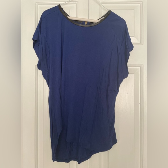 Zara short sleeve asymmetrical top Size M - Picture 1 of 3